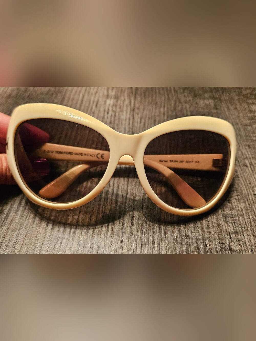 Authentic Tom Ford Bardot Cat-Eye Sunglasses